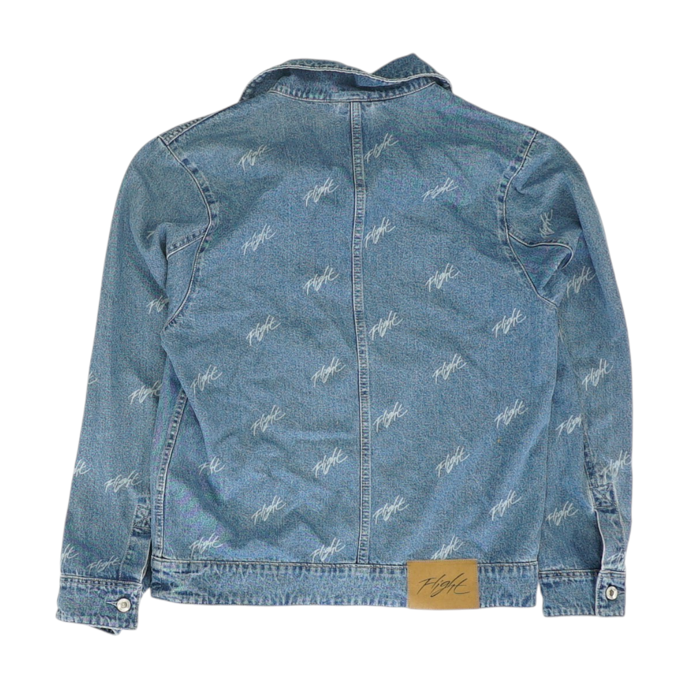 Blue Print Denim Jacket
