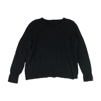 Black Petite Pullover Sweater