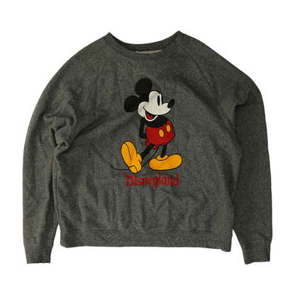 Gray Solid Sweatshirt Pullover
