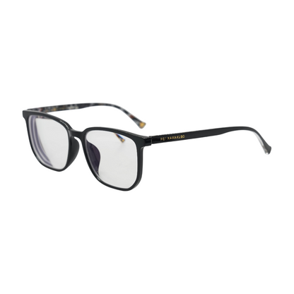 Black R-6029 Oversized Prescription Eyewear
