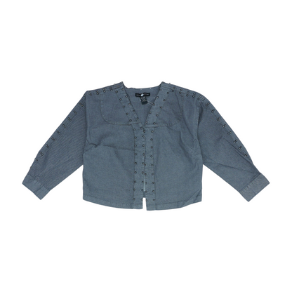 Gray Solid Blazer