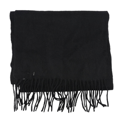 Black 100% Cashmere Scarf