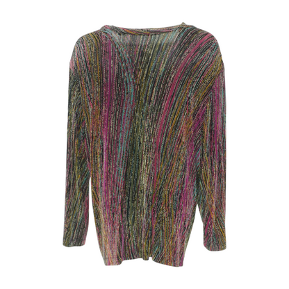 Multi Plus Abstract Cardigan