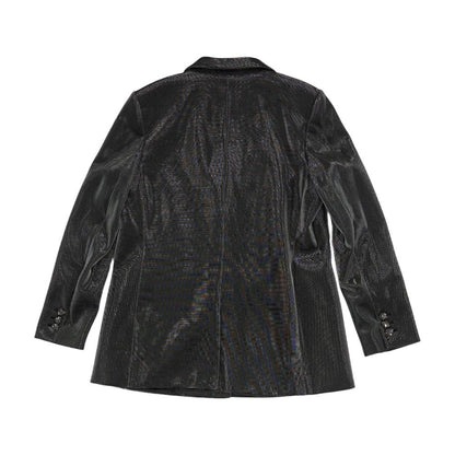 Black Solid Blazer
