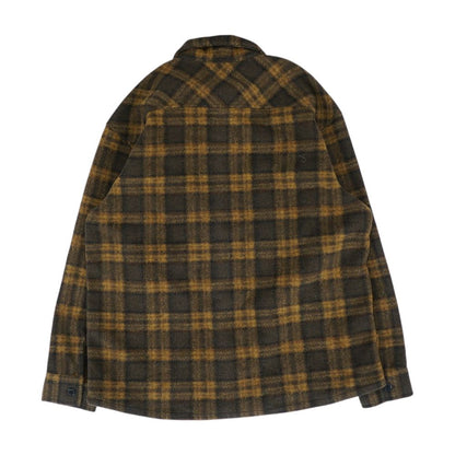 Brown Plaid Lightweight Coat