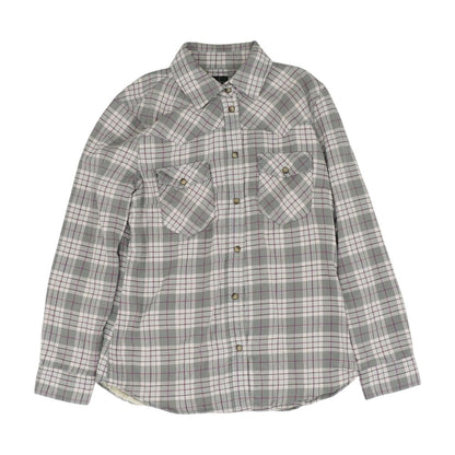 Gray Solid Button Down
