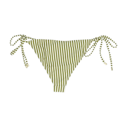 Green Striped Swim Bottom