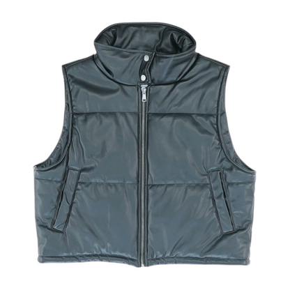 Black Solid Vest