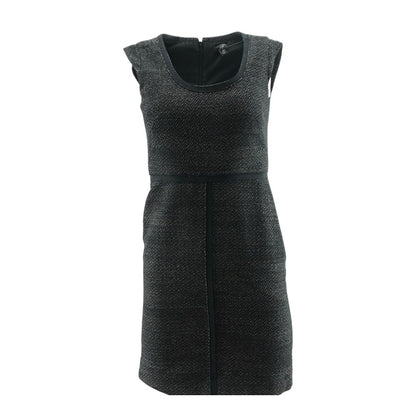 Black Misc Midi Dress