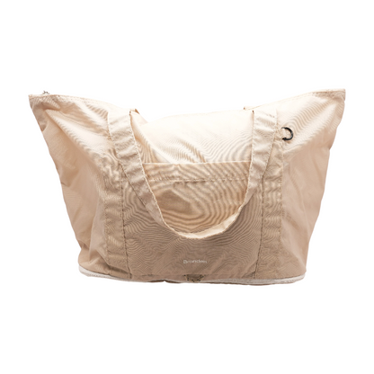 Beige Weekender Bag
