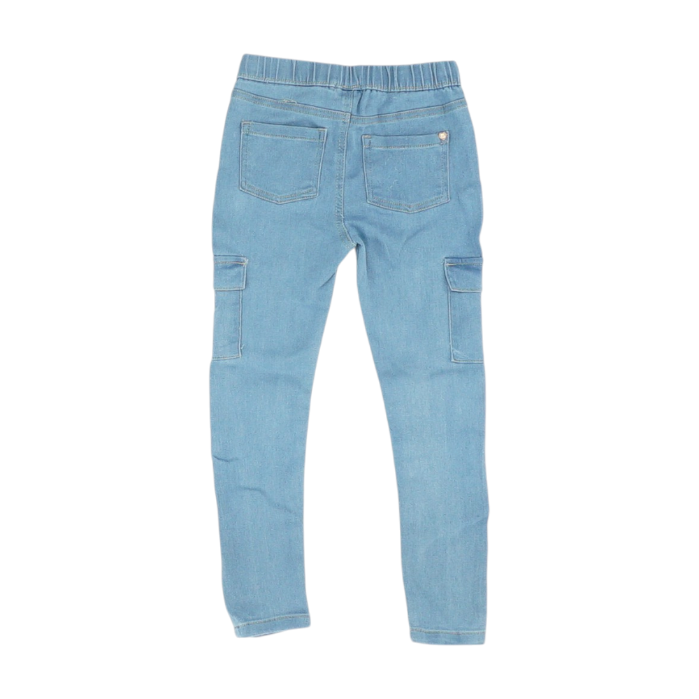 Blue Solid Jeans