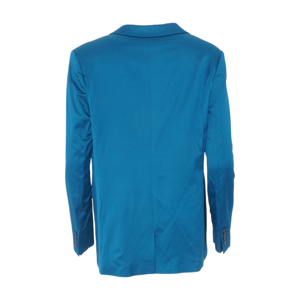 Blue Solid Blazer