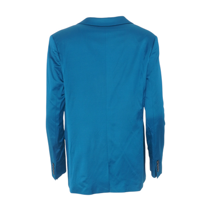 Blue Solid Blazer