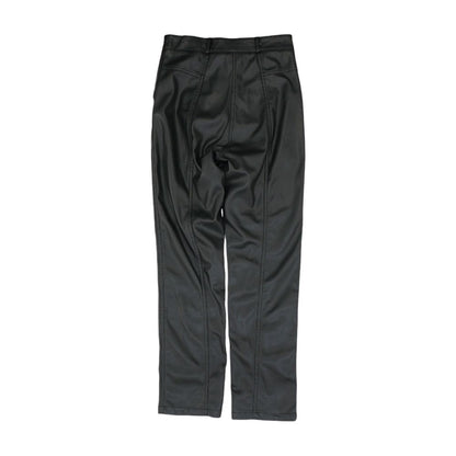 Black Solid Pants