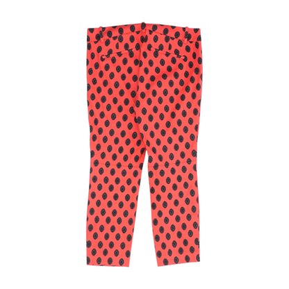Red Petite Print Pants