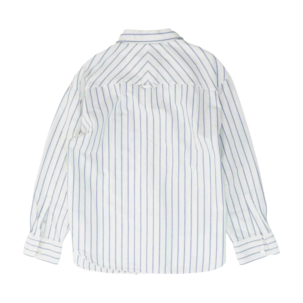 White Striped Button Down