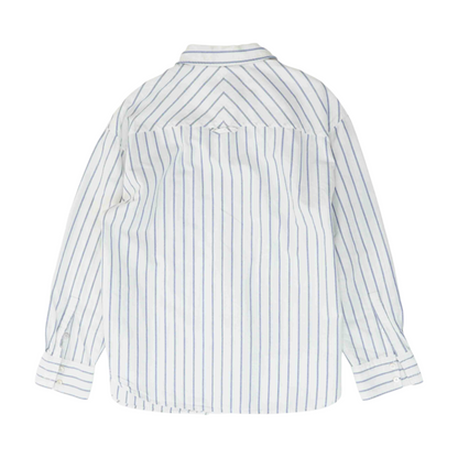 White Striped Button Down