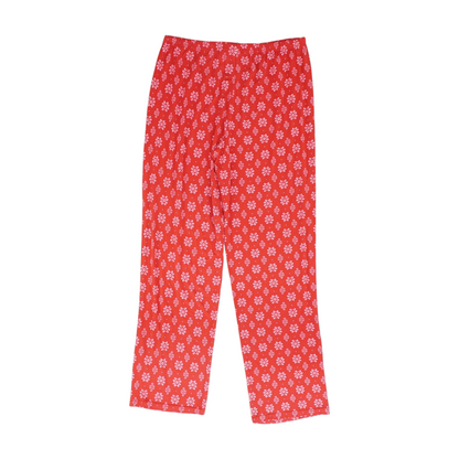 Red Print Pajama Bottom