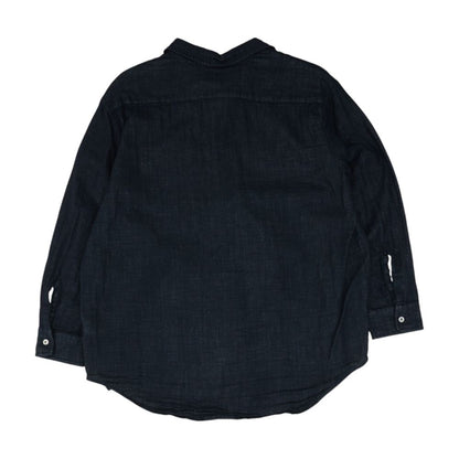 Navy Button Down