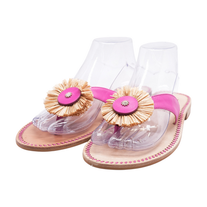 Pink Flat Sandals