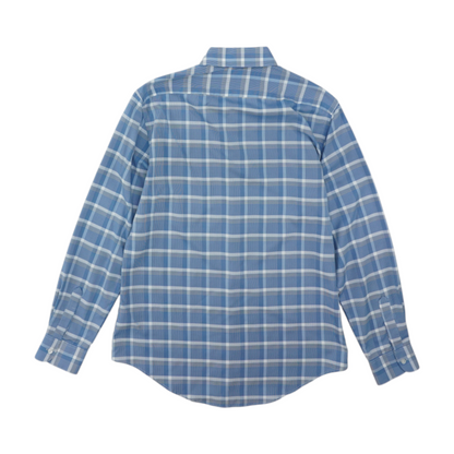 Blue Check Long Sleeve Button Down