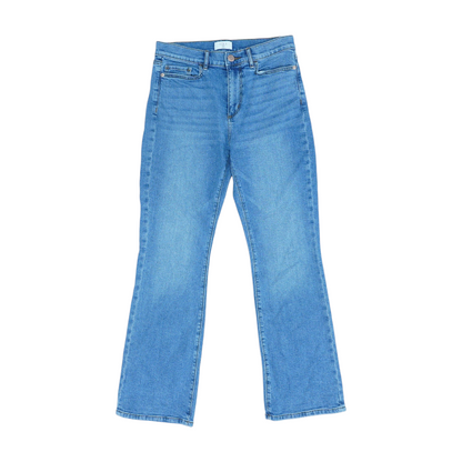 Blue Petite Wide Leg Jeans