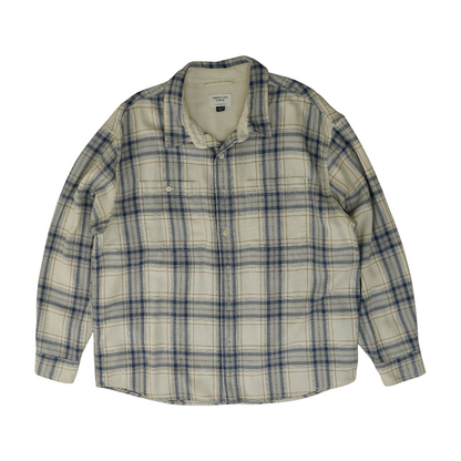 Blue Plaid Flannel Button Down