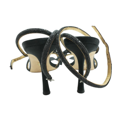 Black Heeled Sandals