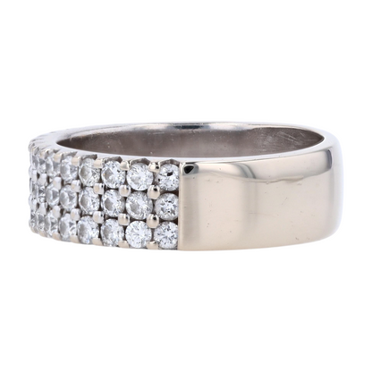 1 ctw 14K White Gold Diamond Band Ring