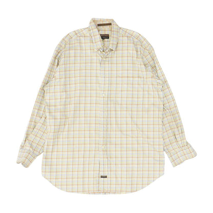 Multi Check Long Sleeve Button Down