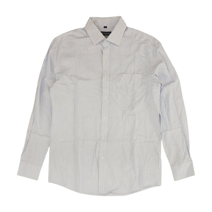 Blue Striped Long Sleeve Button Down