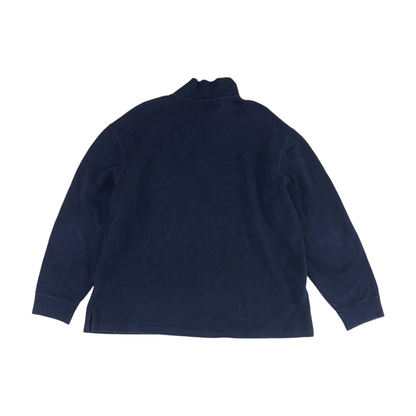 Navy Solid 1/4 Zip Pullover