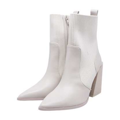 Beige Ankle Boots