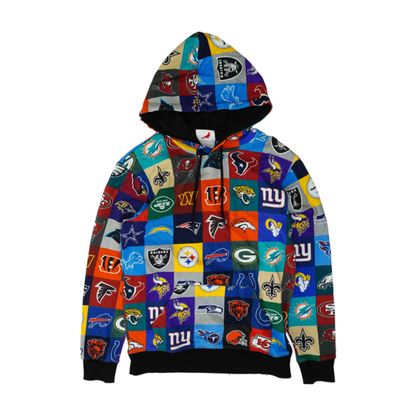 Multi Graphic Hoodie Pullover