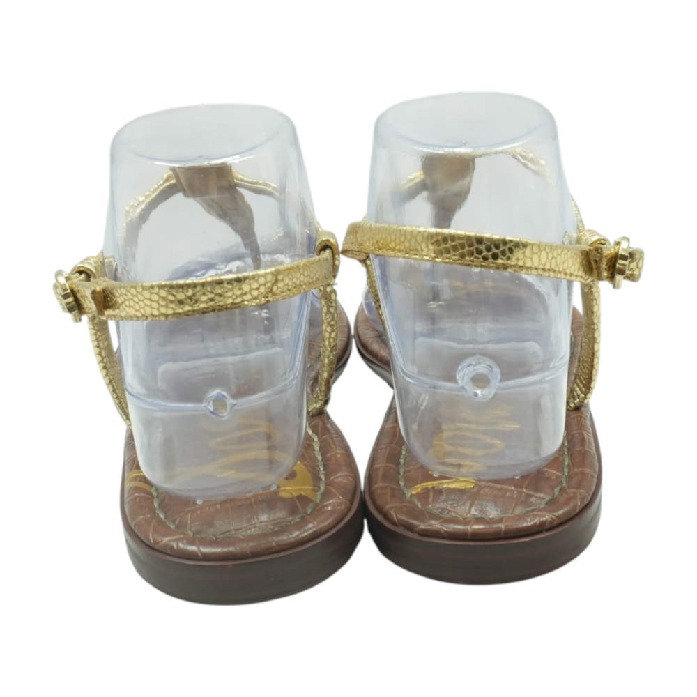 Gold Flat Sandals