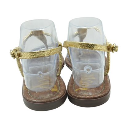Gold Flat Sandals