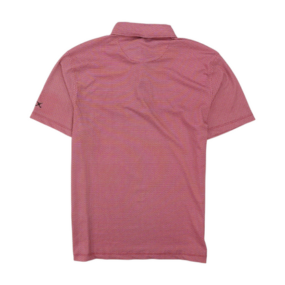 Kenneth Cole Red Abstract Short Sleeve Polo – Image 2