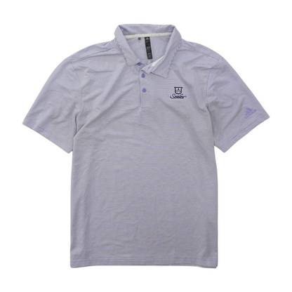 Lavender Striped Short Sleeve Polo