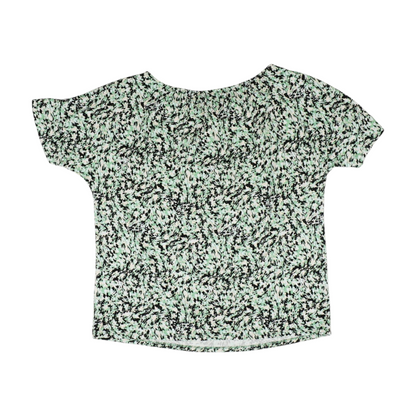 Green Print Blouse