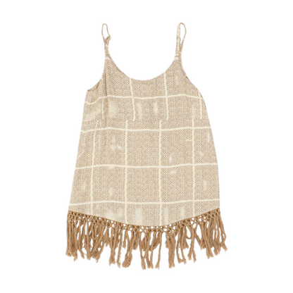 Beige Abstract Blouse