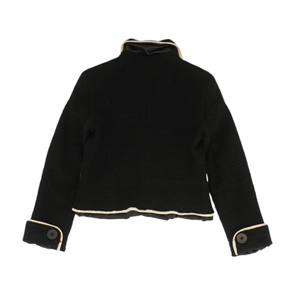 Black Solid Blazer