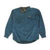 Navy Solid Flannel Button Down