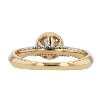 1 ctw 10K Yellow Gold Lab Grown Diamond Engagement Ring