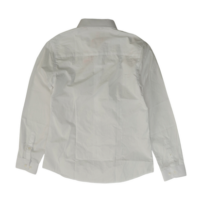 White Long Sleeve Button Down
