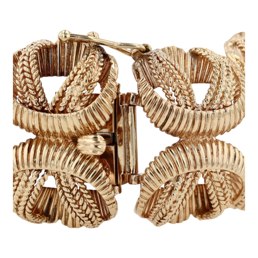 14K Yellow Gold Chain Bracelet