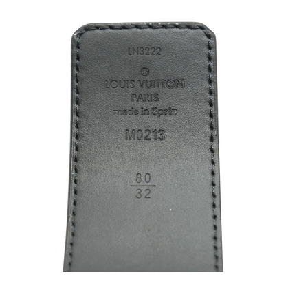 LV Initiales 40mm Reversible Belt in Damier Graphite Canvas