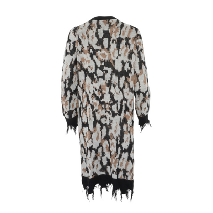 Multi Print Cardigan Sweater