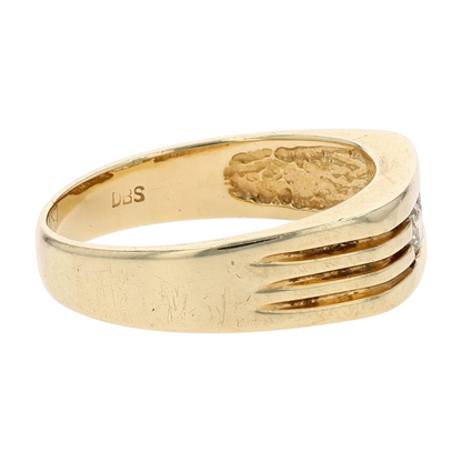 1/4 ctw 14K Yellow Gold Diamond Band Ring