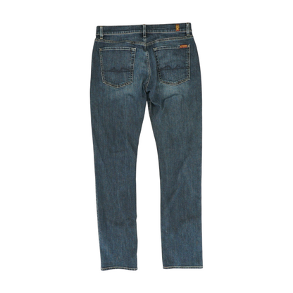 Navy Straight Jeans