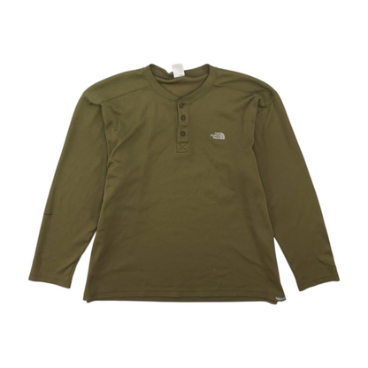 Green Solid Henley T-Shirt